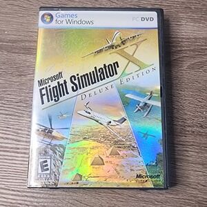 Microsoft Flight Simulator X Deluxe Edition PC DVD Game Vintage 2006